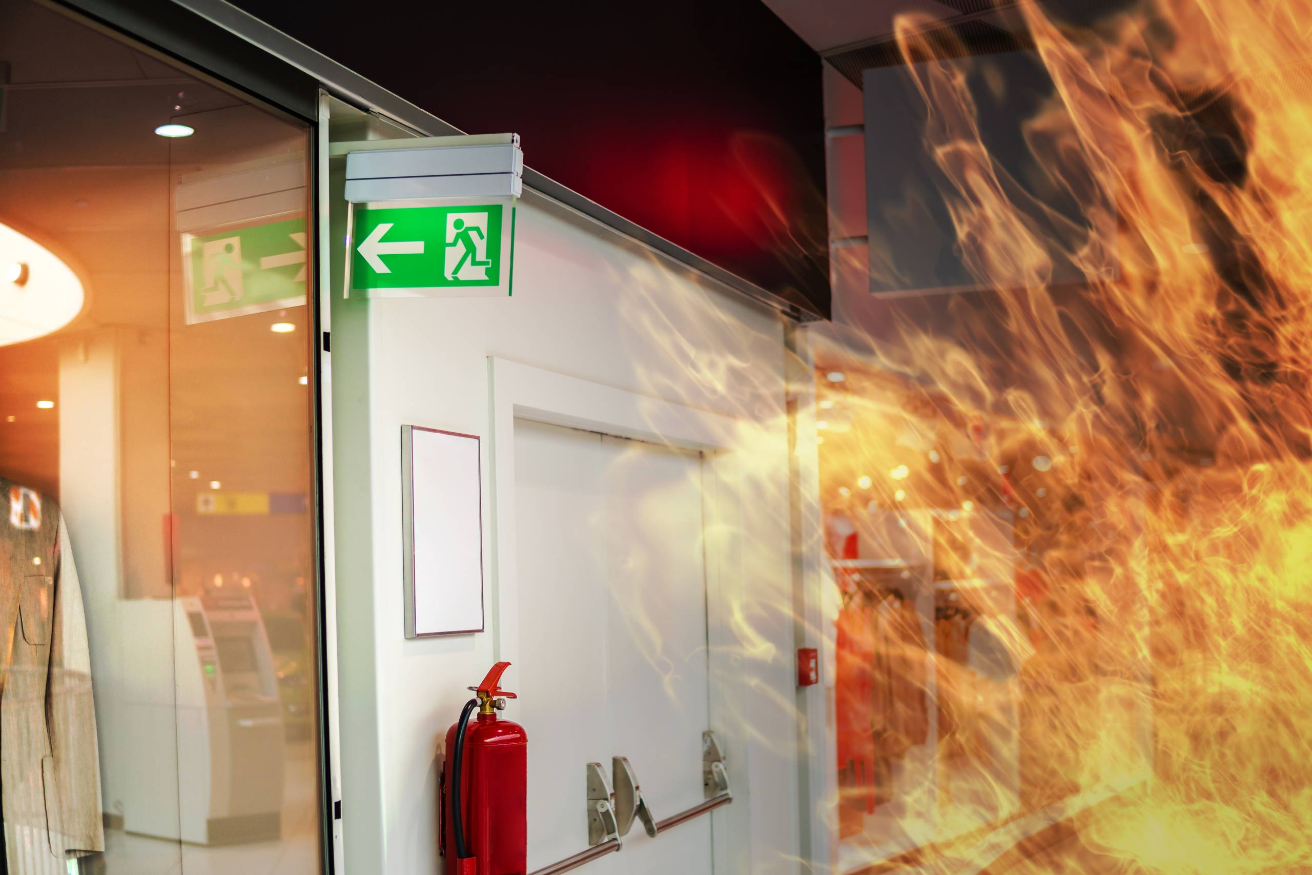 Fire protection consultant reviewing building plans